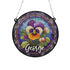Pansy Personalised Stained Glass Effect Suncatcher